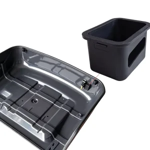 KaiHua Forklift Hood Lock Box KH SH Model Black Plastic Universal Fit for Material Handling Equipment