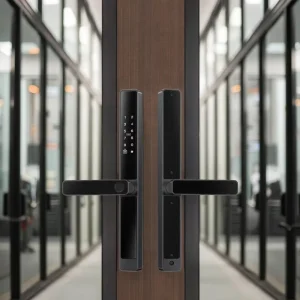 Kasman SOURCE PRICE Slim Garden Gate Lock Outside Exterior Aluminum Sliding Smart Door Lock for Outdoor Doors Industrial