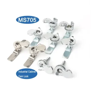 Kete MS705 Straight Tongue Cabinet Door Lock Industrial Electrical Cabinet Triangular 304 Stainless Cam Lock