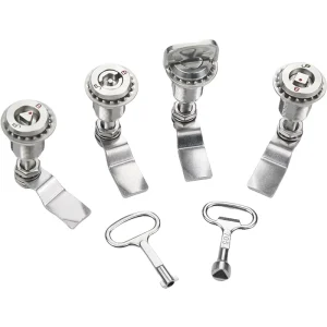 Kete MS816 Industrial Electrical Cabinet Zinc Alloy Quarter Turn Lock Stainless Steel Compression Latch Cam Lock