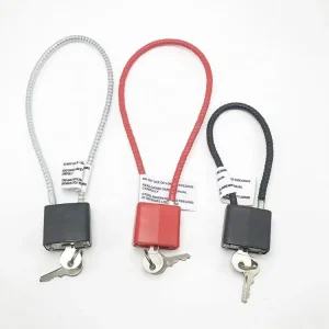 Key Alike Safety Cable Padlock