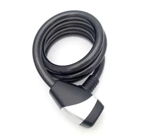 Key Combination Anti-Theft Bicycle and Motorcycle Lock with Ring Controller, Model 8230