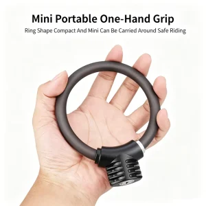 Key Combination Bicycle and Motorcycle Lock with Ring Controller