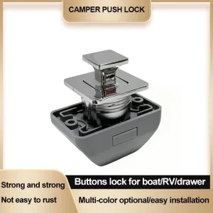Keyless Cupboard Locks with Push Button Latch Anti Theft Door Configurations for Cabinets and Cabinets