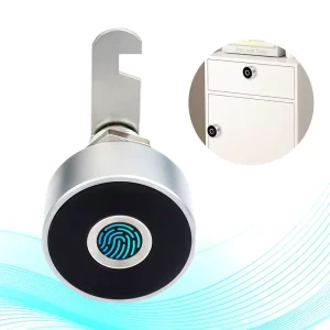 Keyless Electric Fingerprint Cam Lock for Drawers and Lockers