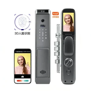 Keyless Entry 3D Face Recognition Smart Door Lock App WiFi Biometric Fingerprint Electronic Lock for Apartments