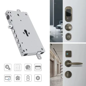 Keyless Entry Smart Electronic Door Lockset with Fingerprint Recognition for Home and Office Doors