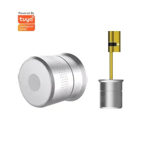 Keyless Fingerprint Smart Door Lock with Automatic Card Access and Euro Cylinder