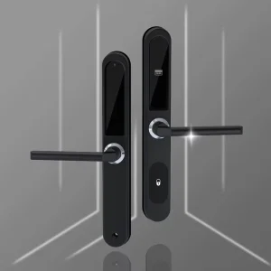 Keyless Latest Hotel Smart Card Security Digital Home Electric Door Rim Lock Premium for Aluminum Door
