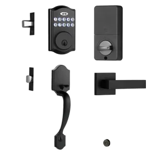 Keyless Mechanical Combination Door Handle Lock with Digital Code