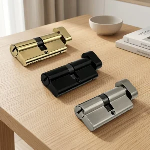 Large Gourd Zinc Shell Zinc Alloy Mortise Door Lock Cylinder With Knob Anti Theft Grade 2 Durable Hardware Accessories