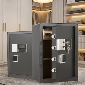 Large Security Safe Lock Box Safe Box Fireproof Safety Deposit Box