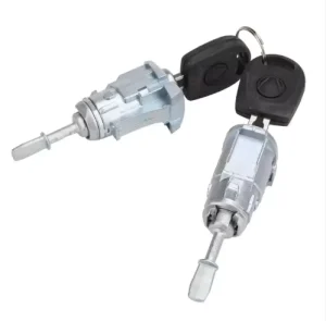 Left and Right Door Locks with 2 Keys for Golf 4 4-Door and 5-Door Vehicles 1U0837167C 1U0837168C