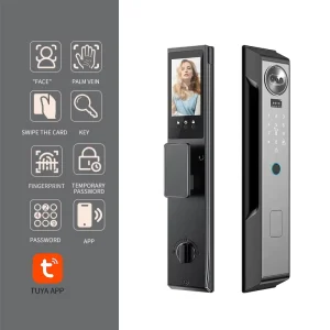 Lock Smart Door Hotel Electronic Security Fingerprint Digital System Lock Wifi Intelligent Double Handle Home Smart Door Lock