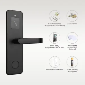 Locstar Electronic Smart Rfid Key Card Lockstar Hotel Door Lock with Management Software System
