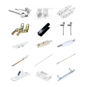 Low Friction Handle Accessories Solid Stainless Steel Lever Extension Flush Bolt for Apartment Door Window Handles