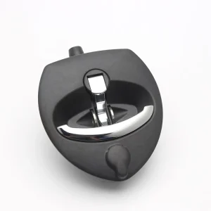 MB444 Automobile Truck Trailer Black Toolbox Lock T Handle Compression Boat Container Whale Tail Chrome Latch