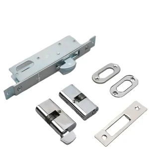 MICO 41054 Straight Tongue Sliding Door Lock Set Economical Zinc Alloy Mortise Mechanical Lock