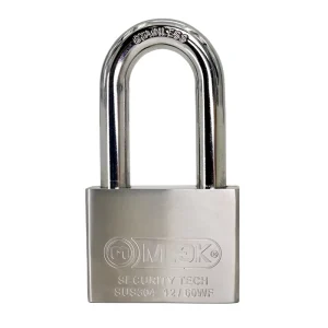 MOK Heavy Duty Stainless Steel Blade Lock Cylinder Padlocks 100% Rust Off & Anti Cut with Master Key