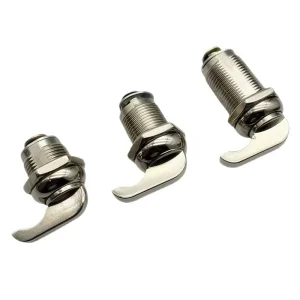 MS412 Electrical Cabinet Toggle Lock, Nickel/Chrome-Plated, Keyless Small Handle
