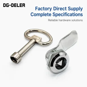 MS705-1 Zinc Alloy Cam Lock Triangle Key Cabinet Lock for Distribution Box Equipment Chassis Cabinet