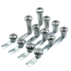MS705 Cylindrical Lock Triangle Cam Lock & Straight Key Lock For Trash Bins Cabinets And Power Distribution Cabinets
