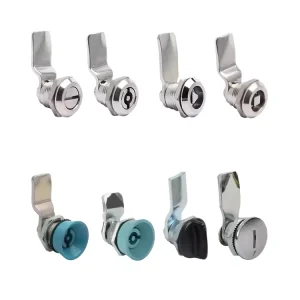 MS705 Stainless Steel SS304 Distribution Electric Cabinet Box Enclosures Lock Safe Tubular Key Pin Quarter Turn Cam Lock