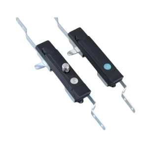 MS832 1G Zinc Alloy Linkage Lock Industrial High Voltage Cabinet Padlock Black Bright Chrome Door Control Rod Lock