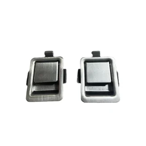 MS866-8 Steel RV Paddle Handle Entry Door Lock Recessed Handle Truck Door Latch Lock Plane Lock