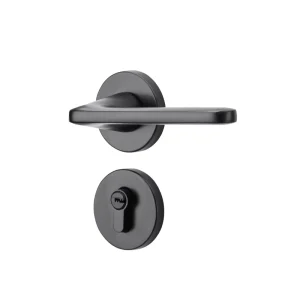 Magnetic Silent Mechanical Door Lock for Bedroom Modern Simple Light Luxury Minimalist Brushed Champagne Gold