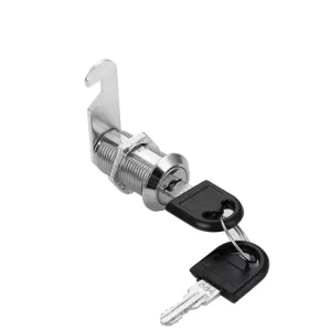 Mailbox Cabinet Cam Lock Key Post Lock Zinc Alloy Stainless Steel White Zinc Color Plastic Head Key 90 180 Clockwise