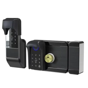 Manufacturer Double Side VD08 Wireless TTlock App Remote Fingerprint Waterproof IP67 Rim Lock Gate Lock