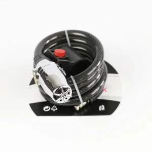 Manufacturer Supplies Mountain Bike Alarm Lock, Steel Cable Lock, LK215