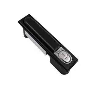 Manufacturer Supply MS818 1 Zinc Alloy High low Voltage Cabinet Door Lock Black Computer Tooth Key Unlock