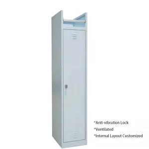Marine Steel Single-Door Wardrobe with Anti-Vibration Lock and Ventilated Cabin Locker for Ships