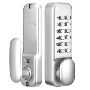 Mechanical Combination Lock for Outdoor Courtyard Gates, Wrought-Iron Doors, and Fences, Vintage