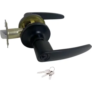 Mechanical Door Handle Lock with Keys for Left- or Right-Handed Doors