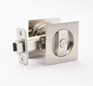 Mechanical Key Operated Stainless Steel Sliding Door Lock for Kitchen Balcony with Invisible Handle