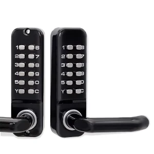 Mechanical Keyless Door Lock Deadbolt Keypad with Key Push Button Double-Sided Door Lock