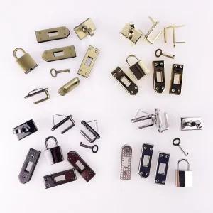Metal Combination Handbag Lock for Decoration Set Hardware Fittings for Padlock Purse Twist Lock