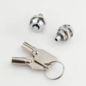 Mini 12mm Tubular Key Lock Spring Cylindrical Cam Lock with Push Plunger for Cabinet Advertising Boxes