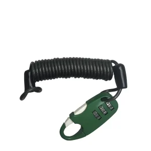Mini Cycling Helmet Cable Lock 3-Digit Combination Motorcycle and Bicycle Lock