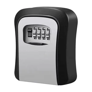Mini Key Lock Box Indoor and Outdoor Storage Secure Hidden Safe Code Aluminum Alloy Water Resistant Anti Theft