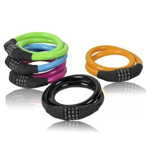 Mini Password Cable Bicycle Lock for Mountain Bikes
