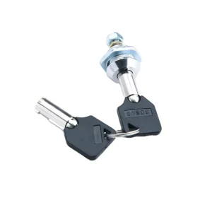 7/8 Inch Maximum Door Thickness Metal Furniture Push Cam Lock with Tubular Keys for Tool Boxes