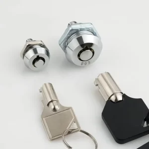 Mini Security Lock for Small Boxes Zinc Alloy Cylinder Tubular Key Lock Push-In Anti-Theft Drawer Lock