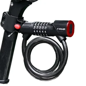 Mini Steel Spiral Cable Combination Lock for Sport, Mountain, and Bicycle Use