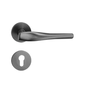 Minimalist Zinc Alloy Mechanical Door Handle Lock for Interior Doors with Silent Function