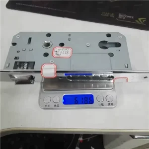 Mirror-Polished Forend Russia-Type Mechanical Mortise Lock with Two-Way Door Lock