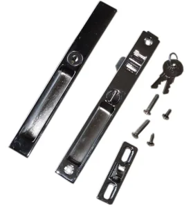 Modern Aluminium Window Lock Durable Design with Screw Installation